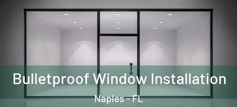  Bulletproof Window Installation Naples - FL