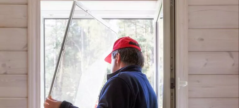 Expandable Window Screen Installation in Naples, FL