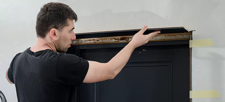 Wood Door Hole Repair in Naples, FL