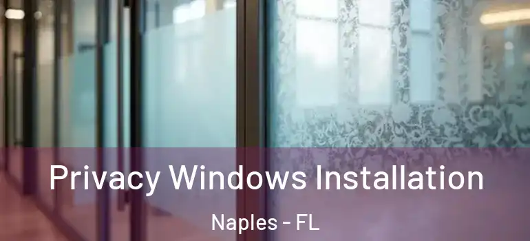  Privacy Windows Installation Naples - FL
