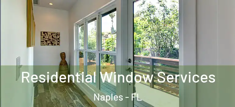  Residential Window Services Naples - FL