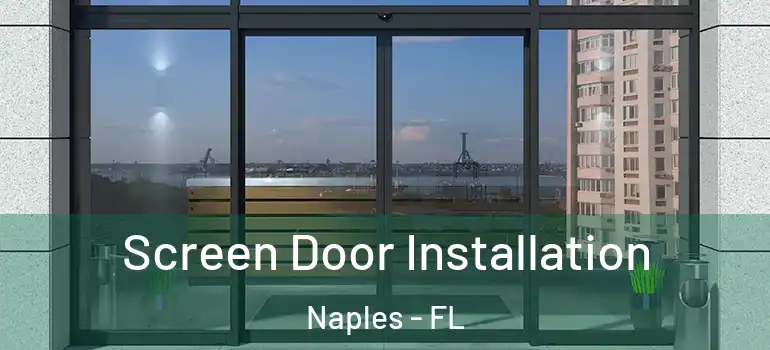  Screen Door Installation Naples - FL