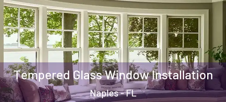  Tempered Glass Window Installation Naples - FL