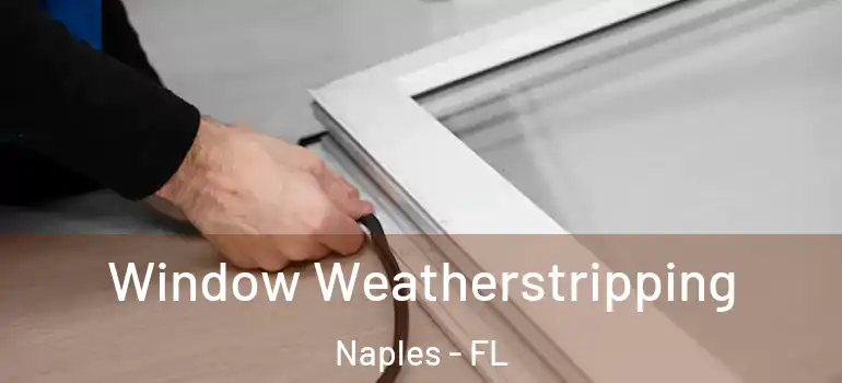  Window Weatherstripping Naples - FL
